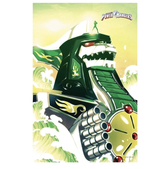 IncrediBuilds: Power Rangers: Dragonzord 3D Wood Model and Poster - Picture 8 of 12